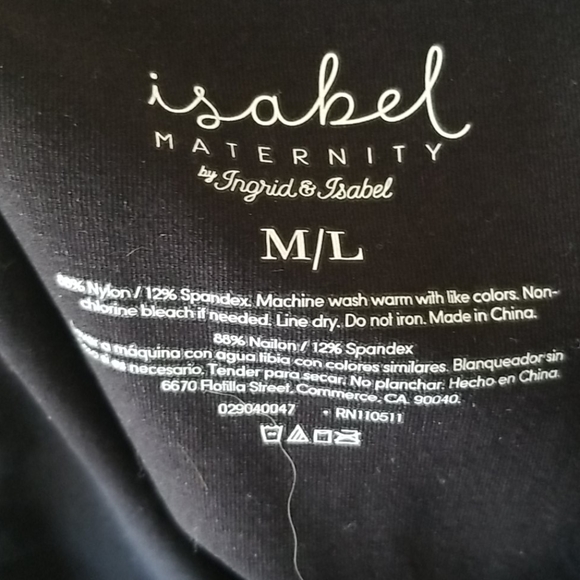 Ingrid and Isabel maternity leggings - Picture 3 of 3